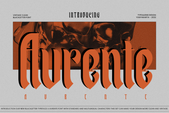 Avrente: A Modernized Blackletter Font for Clarity and Style