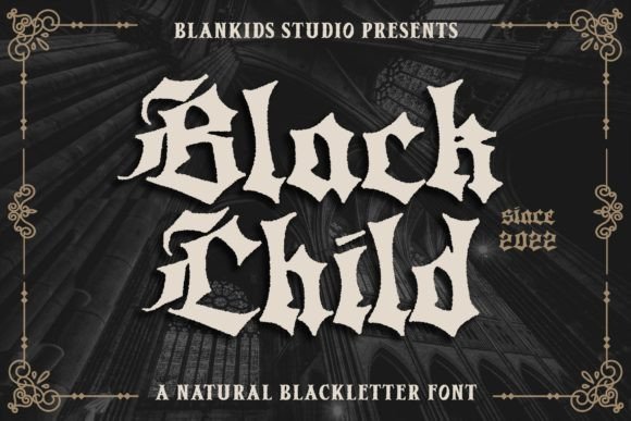Black Child: A Bold and Stylish Blackletter Font for Modern Design