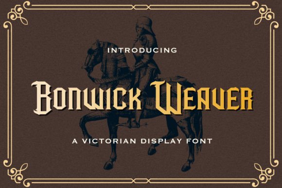 Bonwick Weaver: Strategic Typography for Vintage Aesthetic Branding