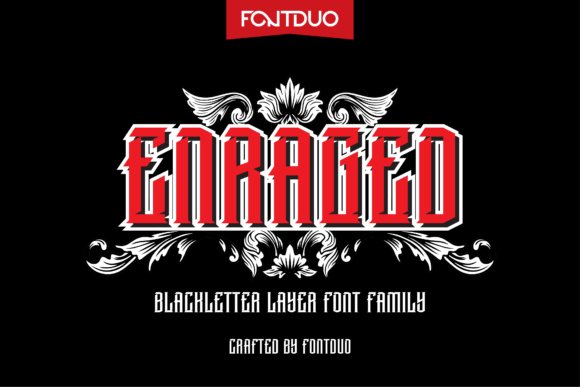Enraged: The Bold Blackletter Font for High-Impact Branding