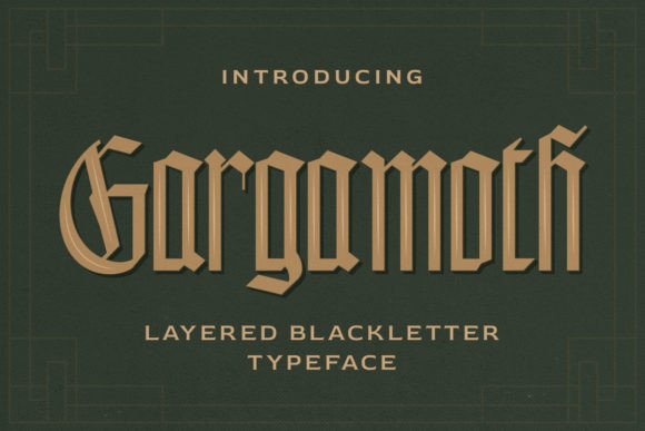 Gargamoth: A Bold, Unique Font for Creative Impact