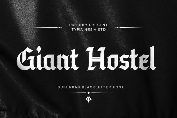 Giant Hostel: A Bold Typeface for Distinctive Branding