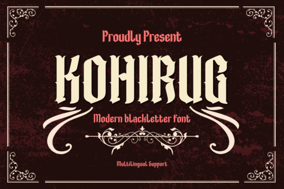 Kohirug: Redefining Bold Typography for the Modern Creator