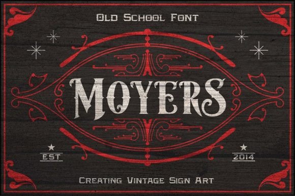 Moyers: A Vintage-Inspired Font with Timeless Appeal