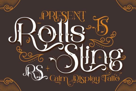Rolls Sling: A Tattoo-Inspired Font for Bold and Beautiful Designs