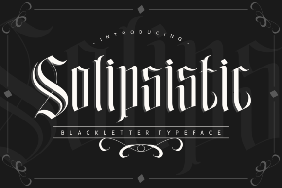 Solipsistic: Bold Typography for Creative Impact