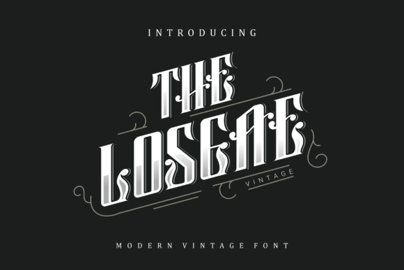The Losgae: A Bold and Authentic Blackletter Font for Modern Branding